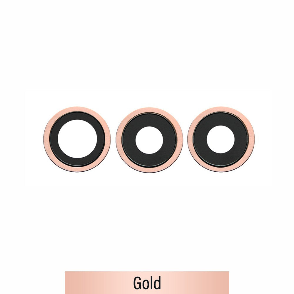 Rear Camera Lens With Bracket for iPhone 12 Pro-Gold Rear Camera Lens With Bracket for iPhone 12 Pro-Gold